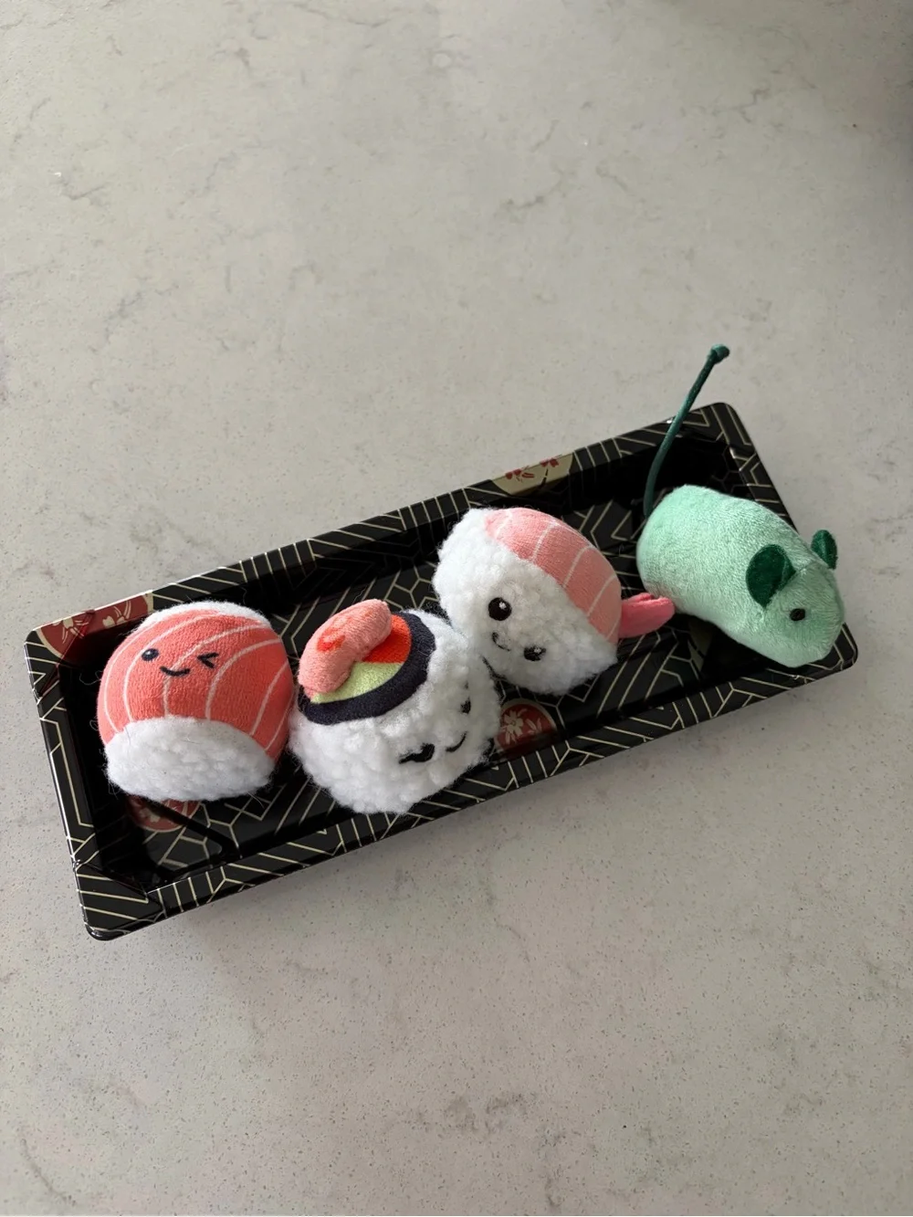 Sushi cat toys & wasabi mouse